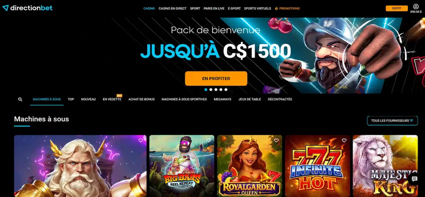 Directionbet casinosite
